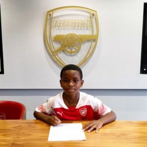 Jayden Adetiba, 9-Year-Old Nigerian Wonder Kid Signed By Arsenal