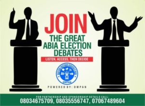 OMPAN, Abia State Chapter, Sets To Hold Election Debates For Political Aspirants in the State 