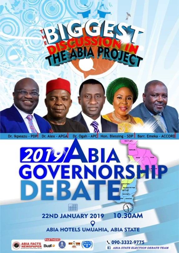 Abia Governorship Debate for the 2019 Election