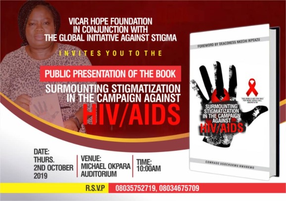 Book Presentation: Vicar Hope Presents Book on 2nd Oct, 2019 at Okpara Auditorium