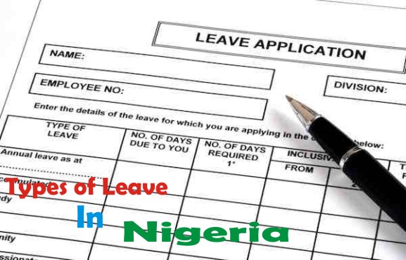 Types of Leave for Government Employees (Civil Service) in Nigeria