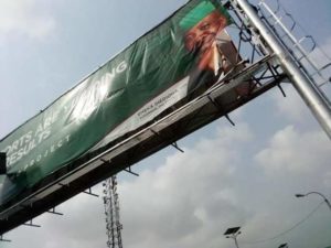 Emeka Ihedioha billboard torn down