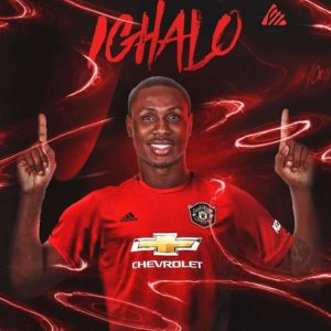 Odion Ighalo becomes the first Nigerian Player to play for Manchester United