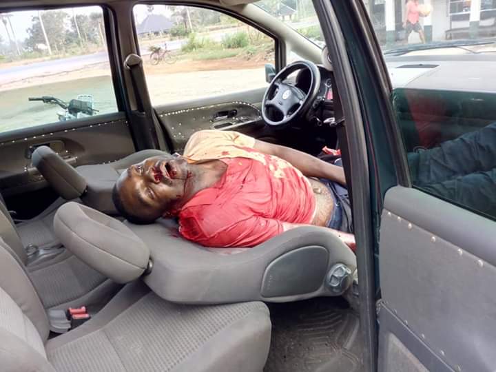 (Photo News): A Civil Defence Officer Allegedly Killed a Motorist Conveying Foods in Abia Over Bribe