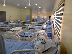 A ward inside the Abia Care Center
