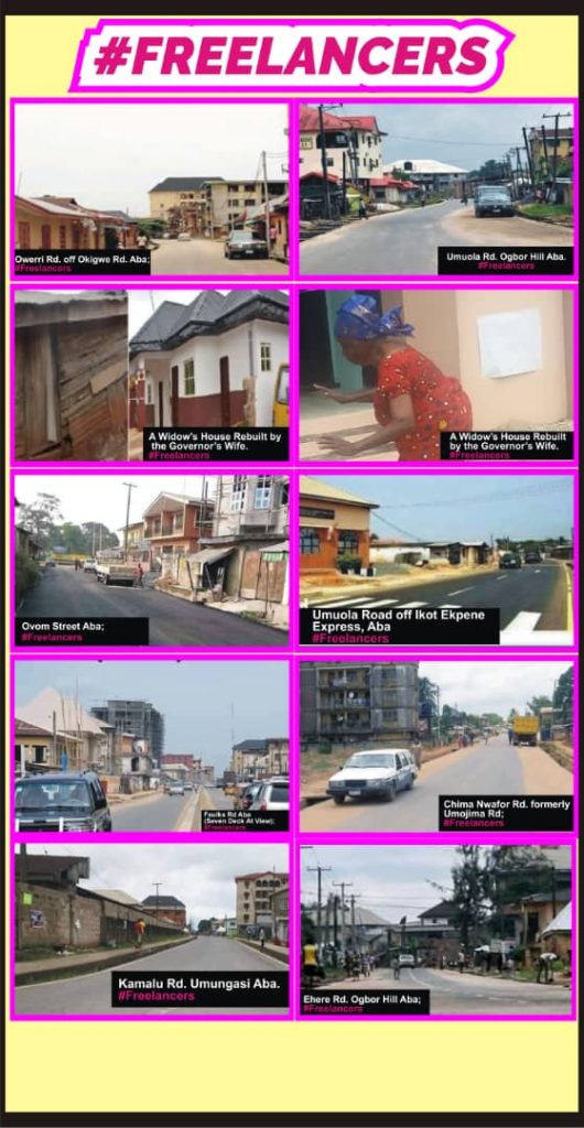 Roads constructed in Aba 3