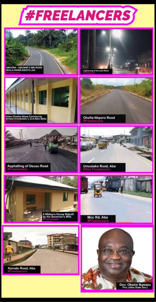 Roads constructed in Aba 2