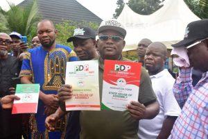 Erondu Jr. With his expression of interest and nomination forms